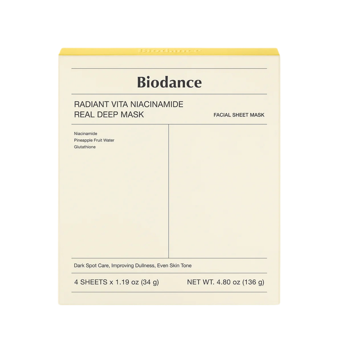 Radiant Vita Niacinamide Echt Diep Masker