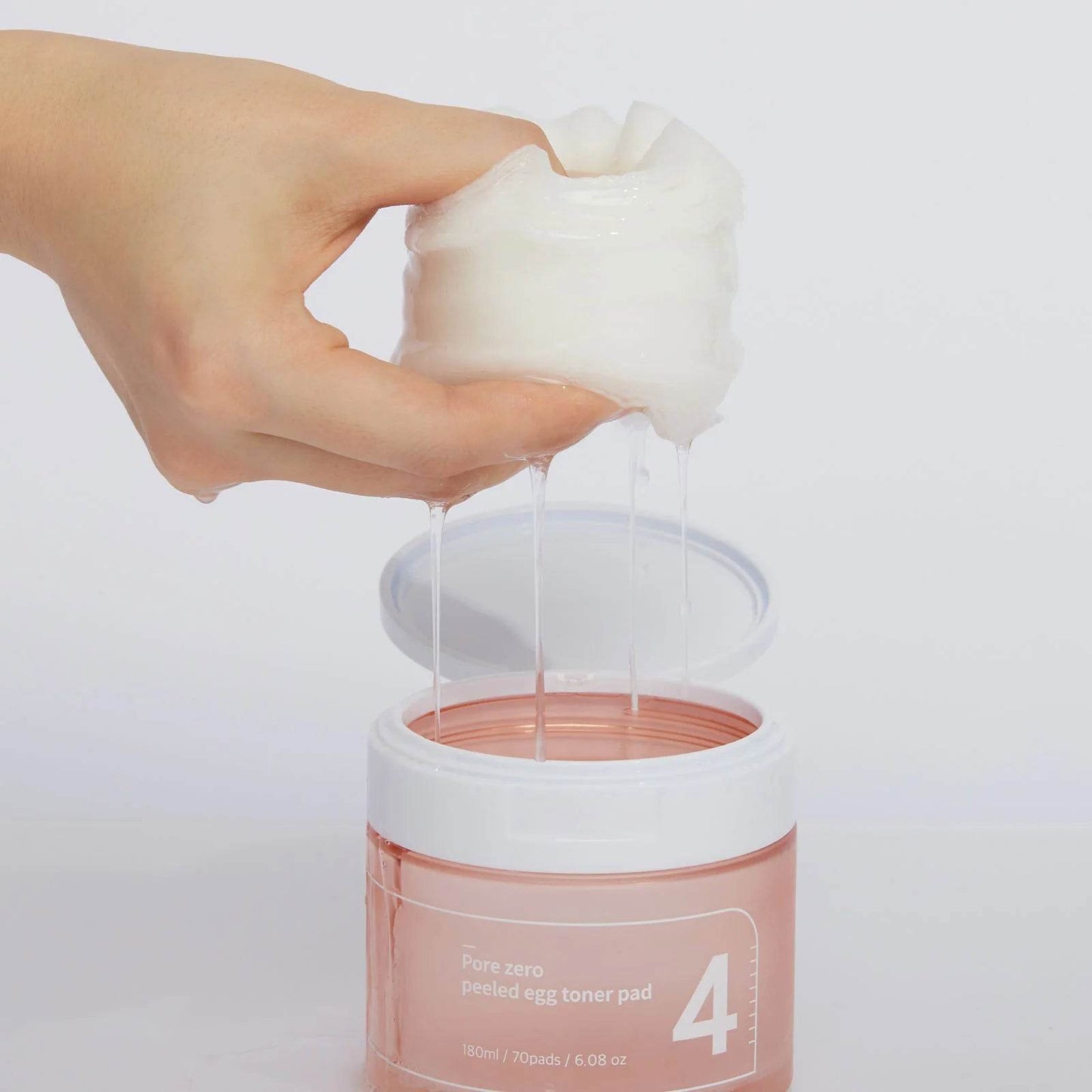 No.4 Pore Zero Peeled Egg Toner Pad - K-beauty glow