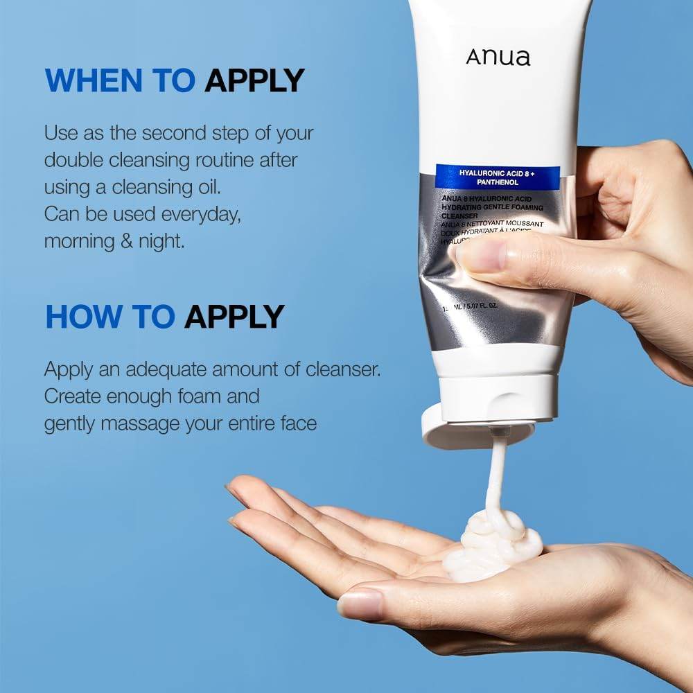 8 Hyaluronic Acid Moisturizing Gentle Gel Cleanser - K-beauty glow