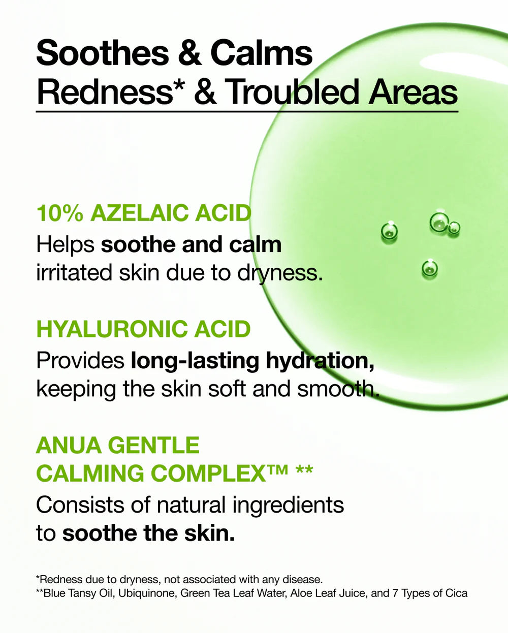 Azelaïnezuur 10 Hyaluron Roodheid Verzachtend Serum