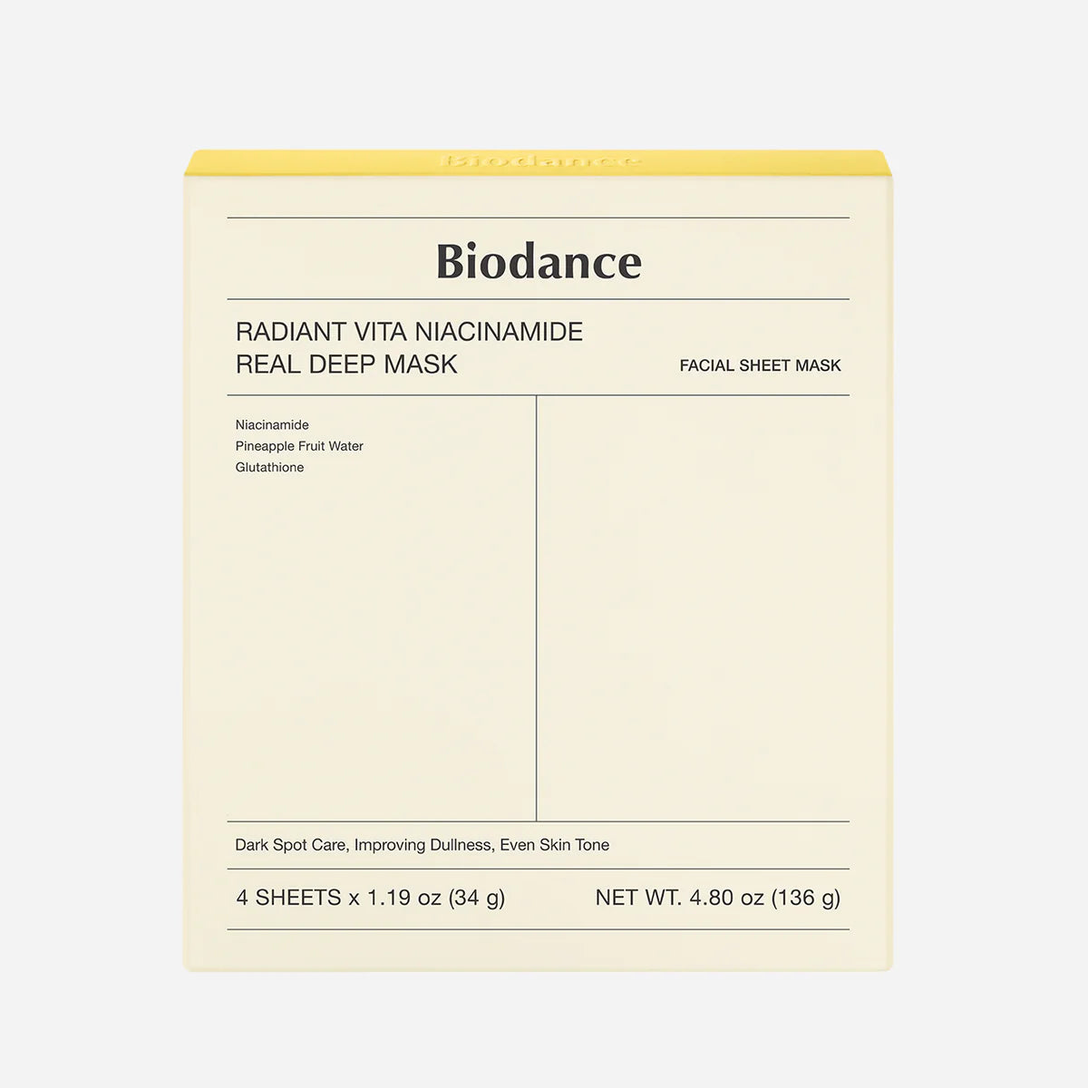 Radiant Vita Niacinamide Echt Diep Masker
