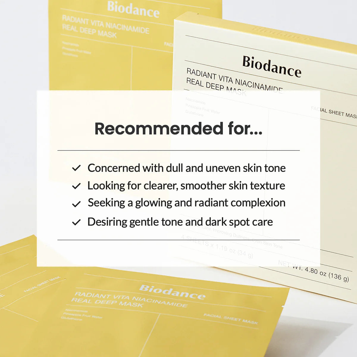 Radiant Vita Niacinamide Echt Diep Masker