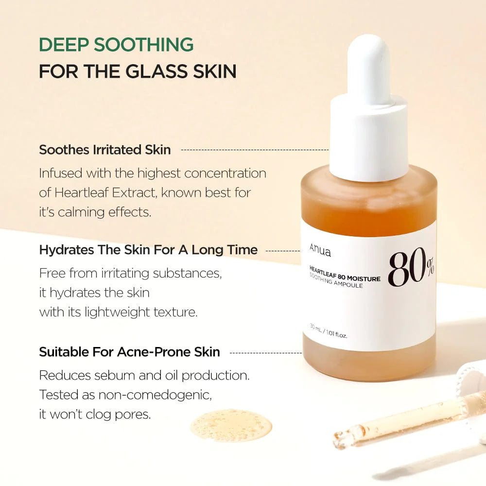 Heartleaf 80% Moisture Verzachtende Ampul