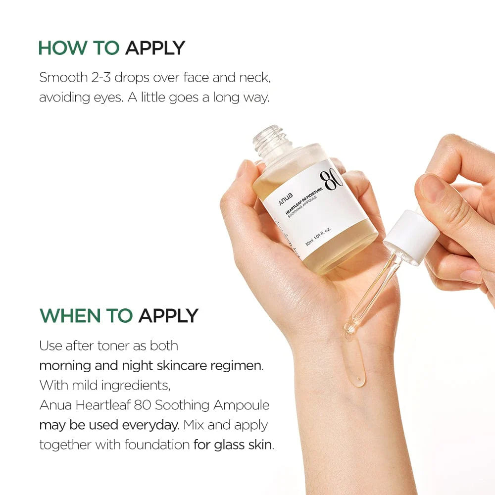 Heartleaf 80% Moisture Verzachtende Ampul