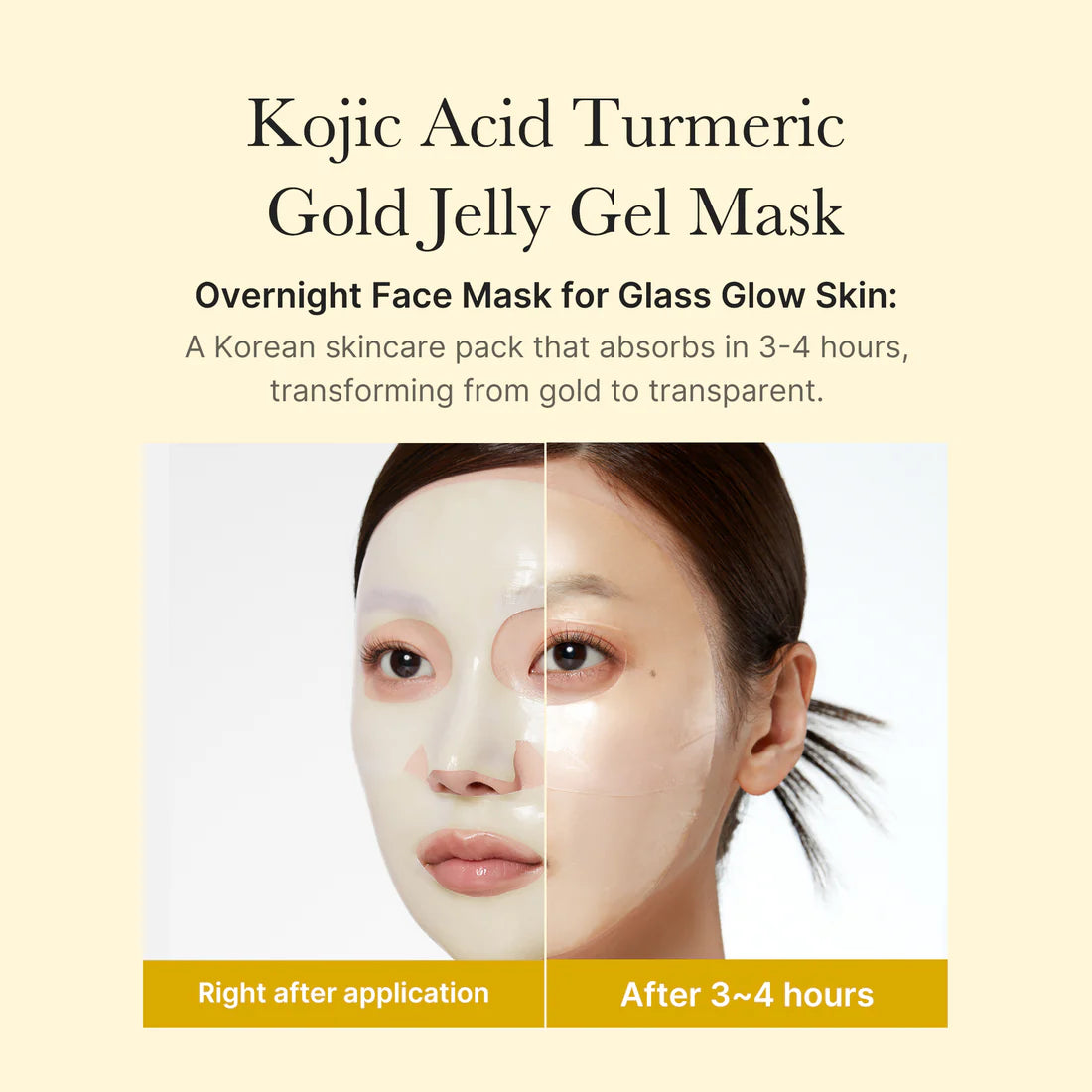 Kojiczuur Kurkuma Gouden Jelly Gel Masker