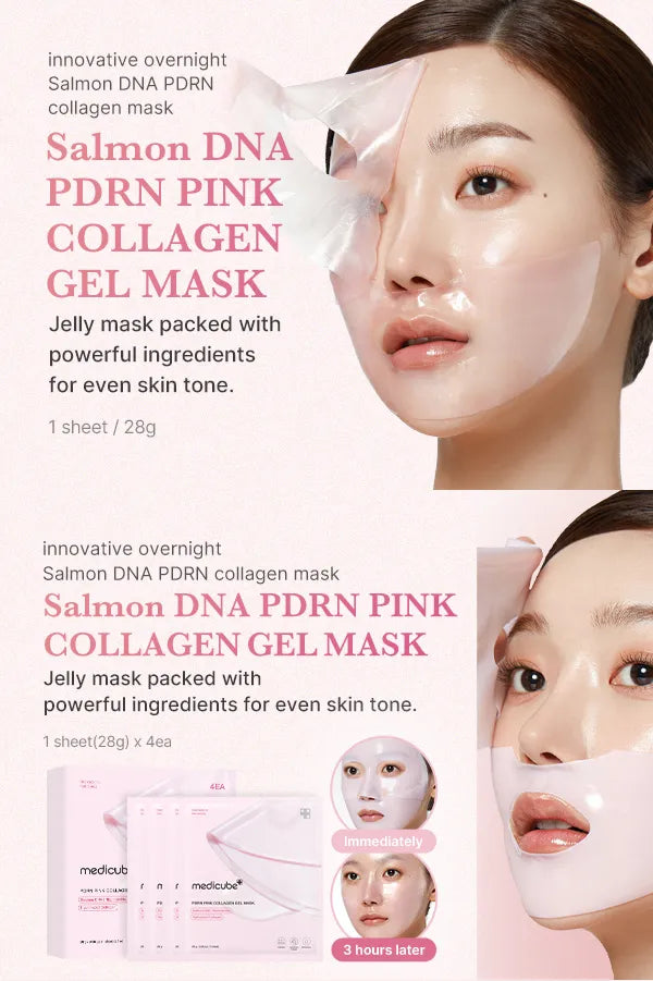 PDRN Roze Collageen Gelmasker