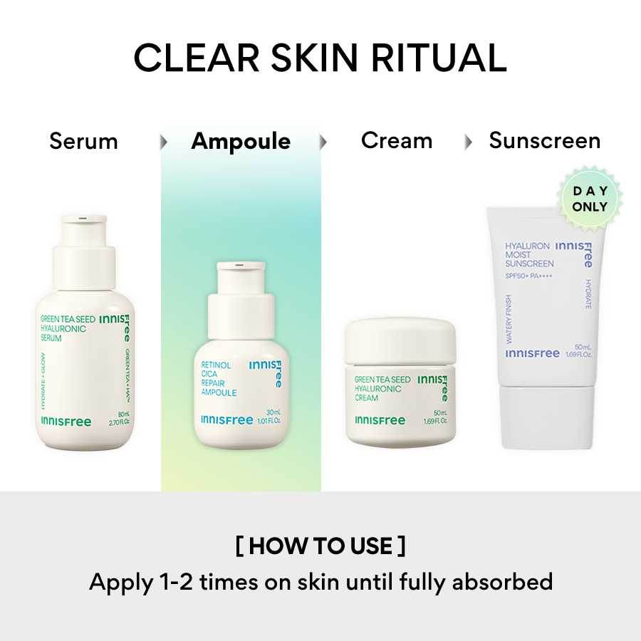 Retinol Cica Repair Ampoule - K-beauty glow