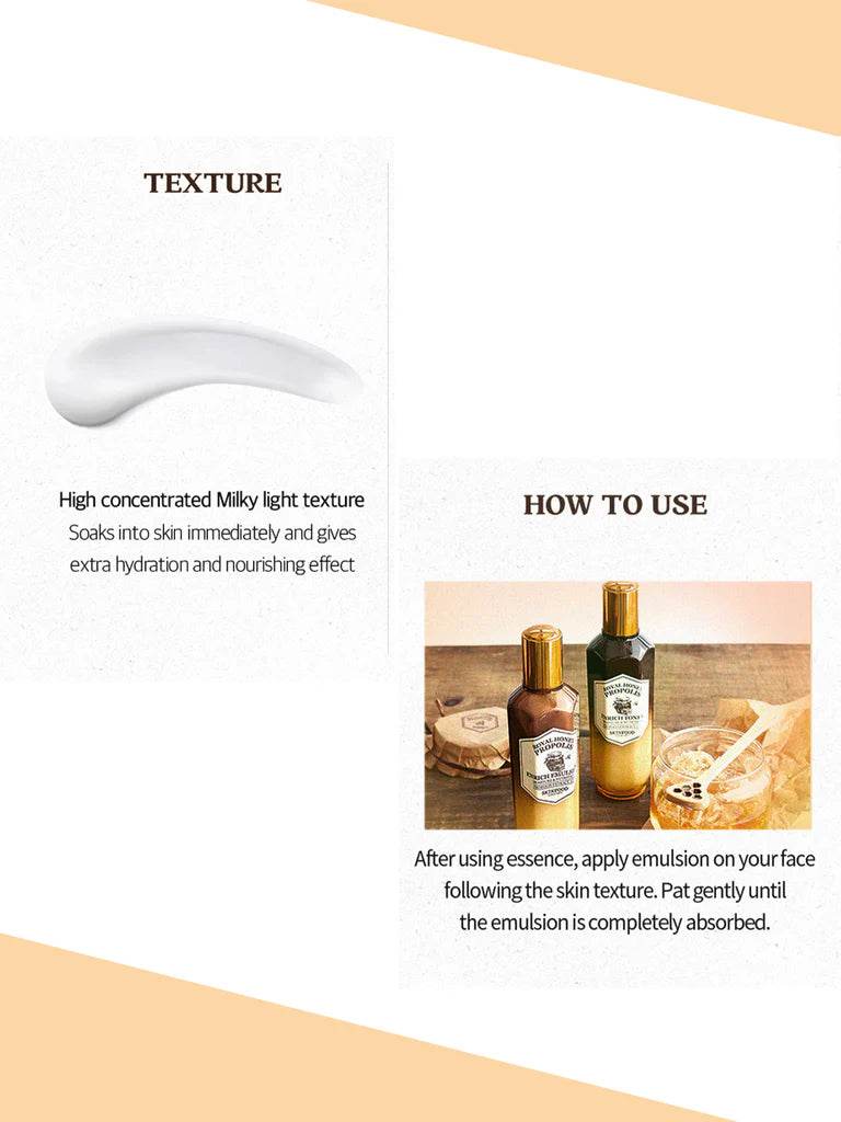 SKINFOOD Royal Honey Propolis Enrich Emulsion - K-beauty glow
