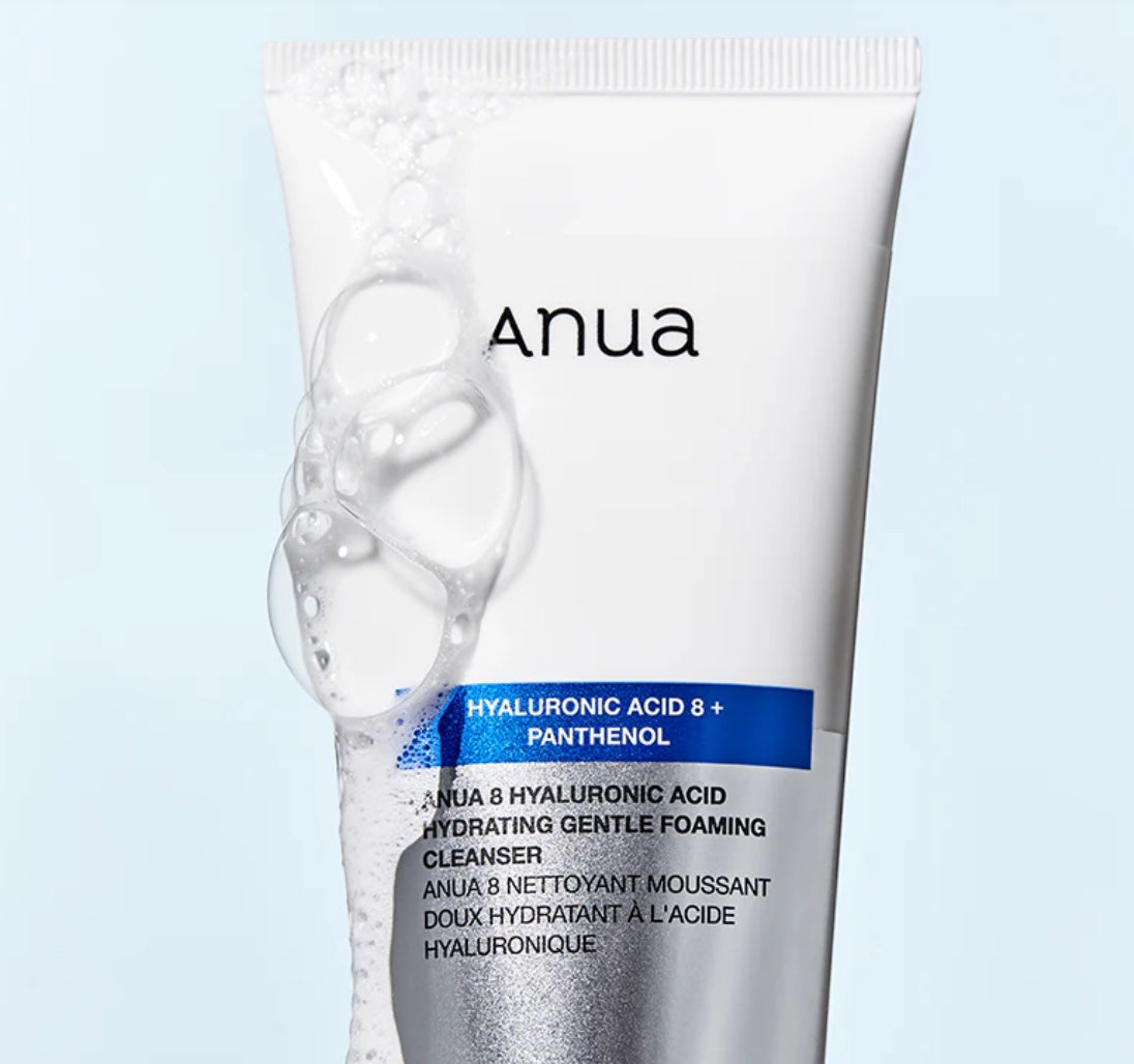 8 Hyaluronzuur Hydraterende Zachte Schuimende Reiniger Panthenol