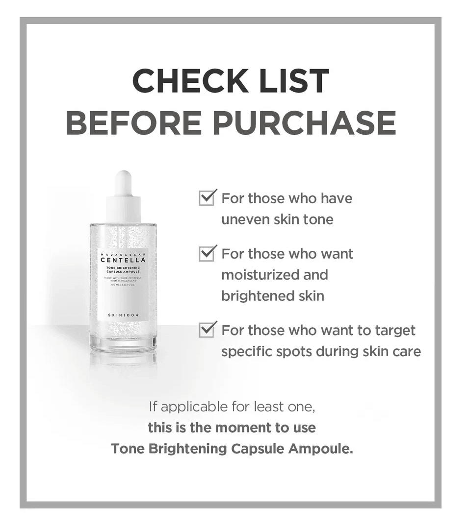 Tone Brightening Capsule Ampoule - K-beauty glow