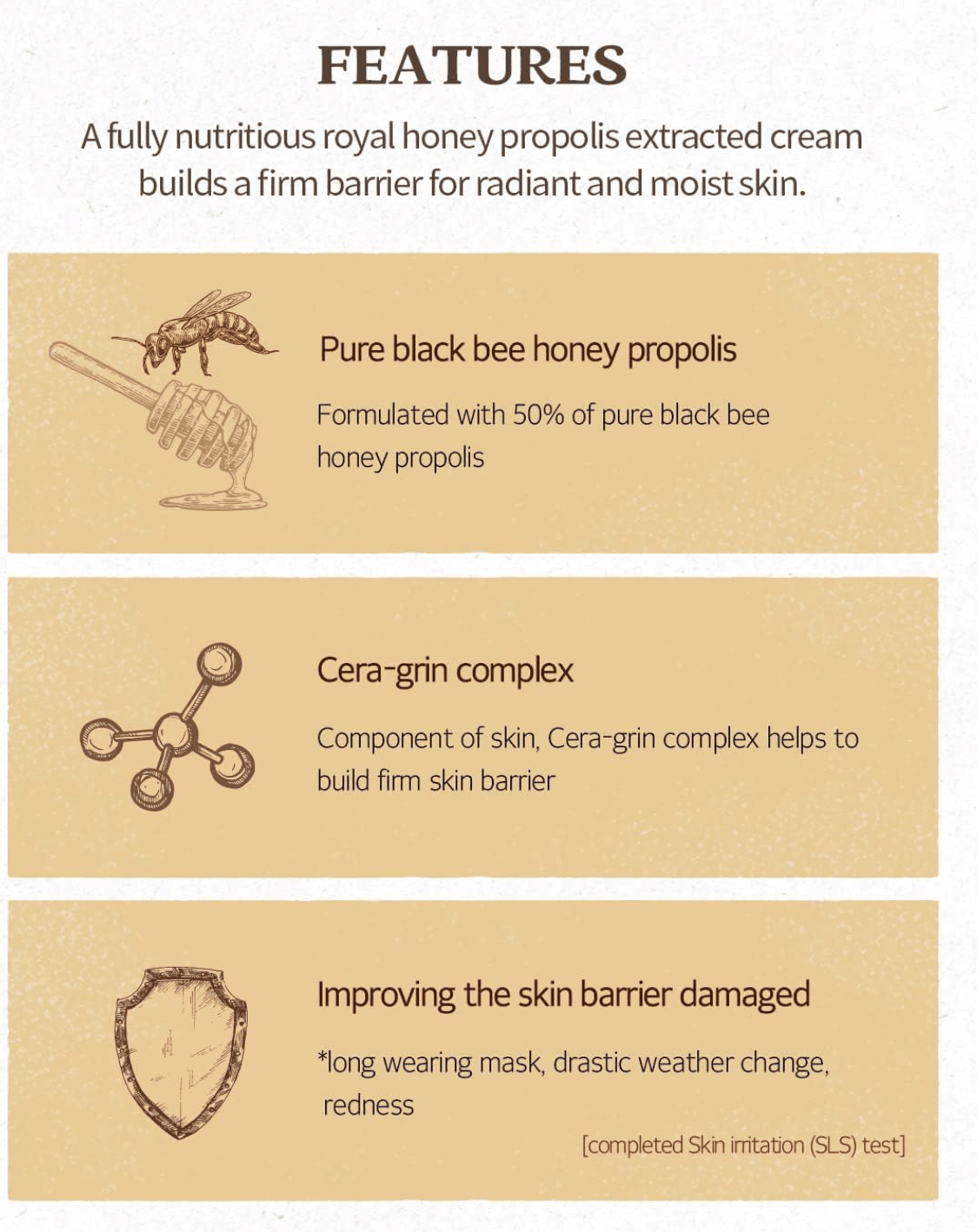 Royal Honey Propolis Enrich Barrier Cream - K-beauty glow