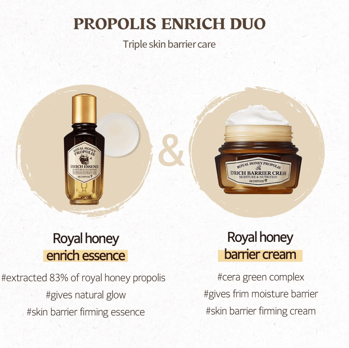Royal Honey Propolis Enrich Barrier Cream - K-beauty glow