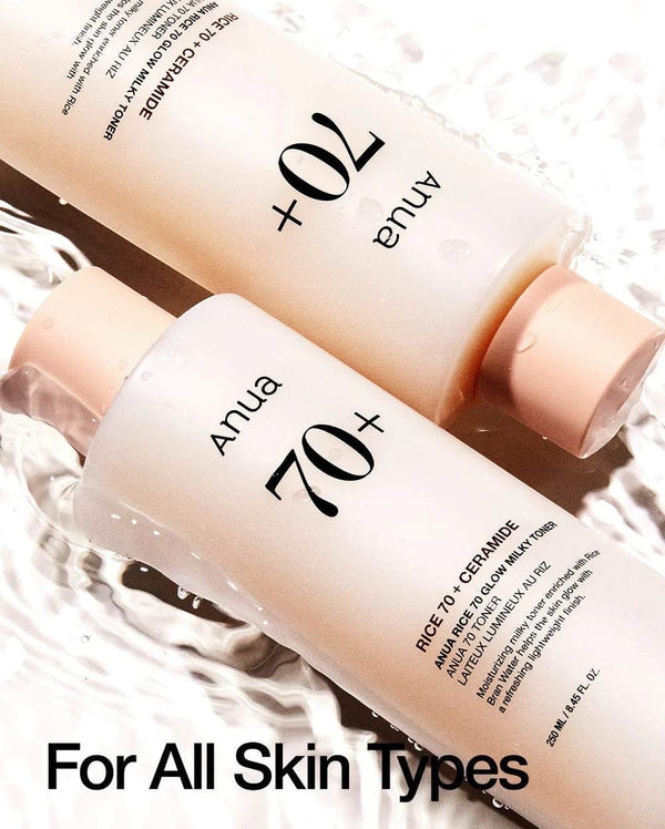 Rice 70 Glow Milky Toner - K-beauty glow