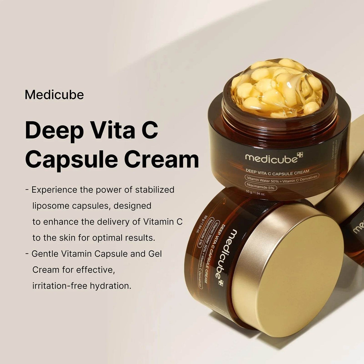 Deep Vita C Capsule Cream - K-beauty glow