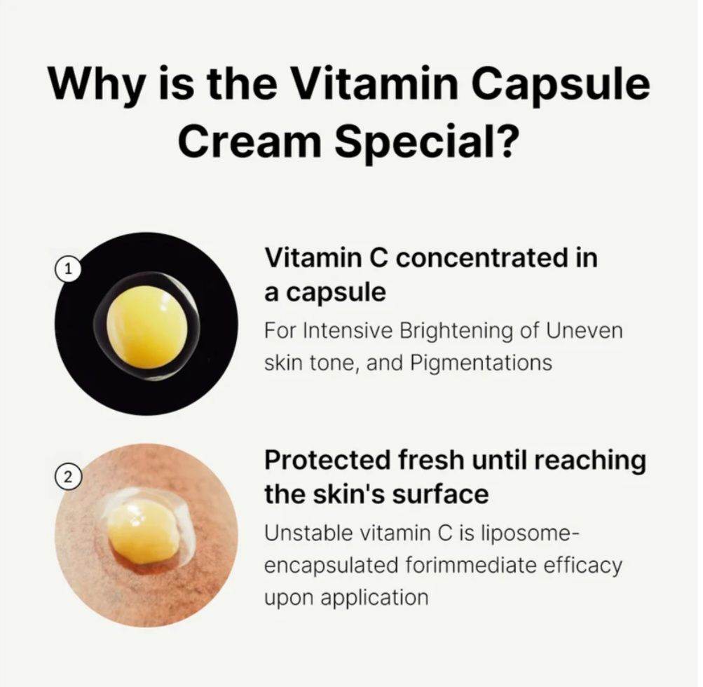Deep Vita C Capsule Cream - K-beauty glow