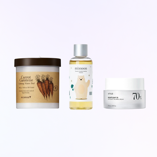 3-step red sensitive skin set