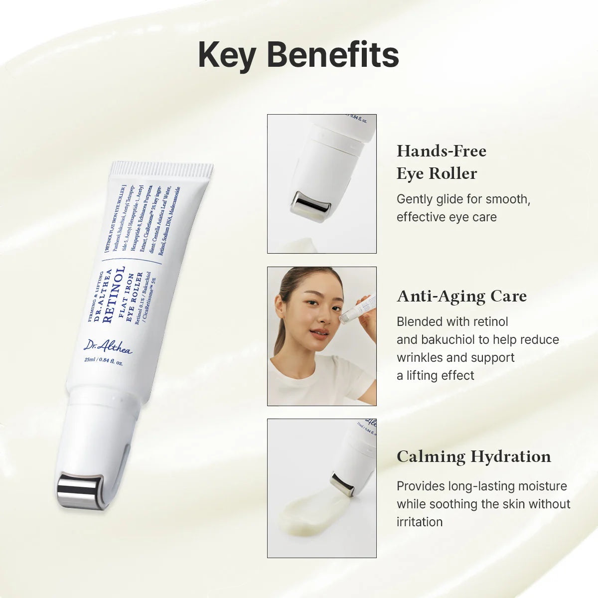 Retinol Flat Iron Oogroller