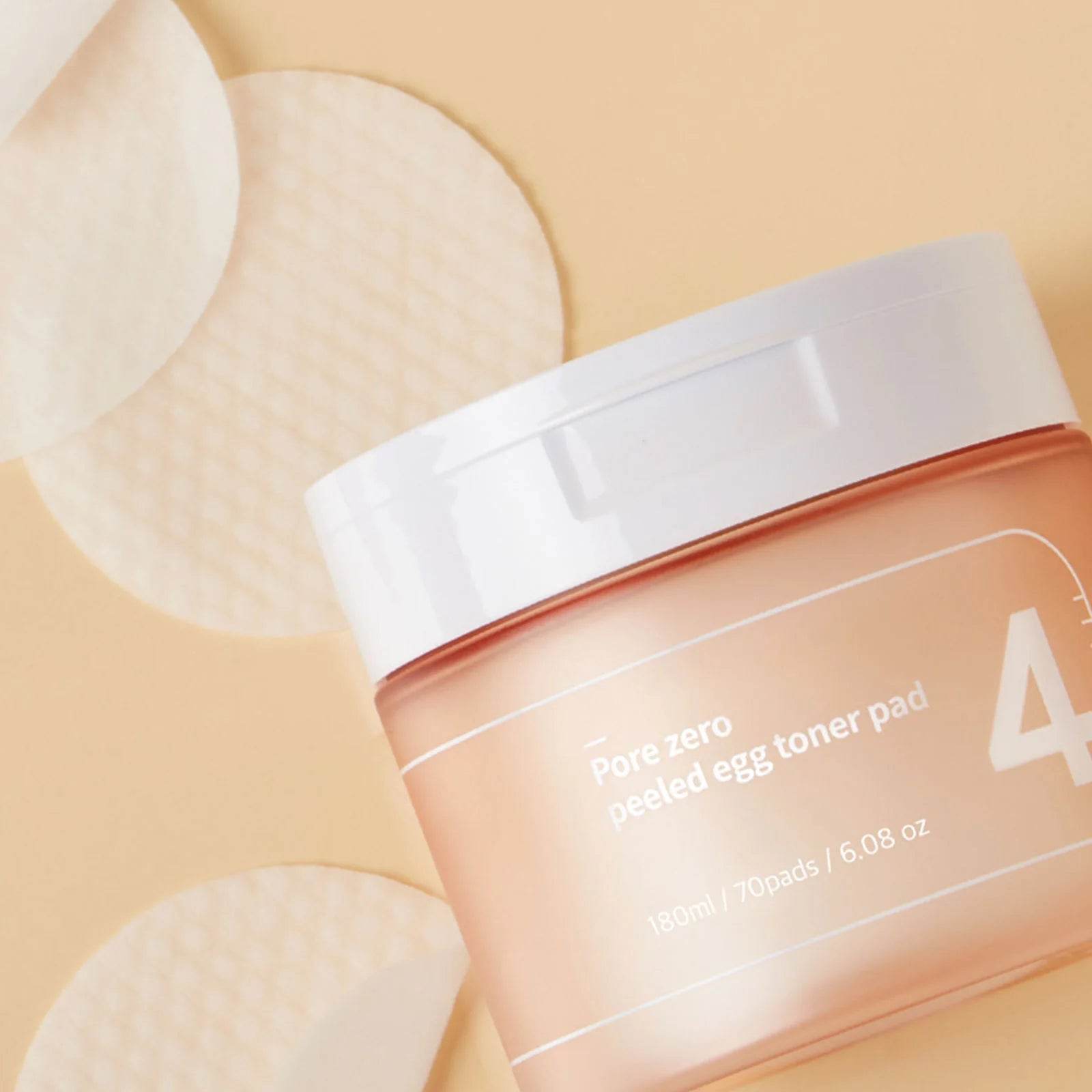 No.4 Pore Zero Peeled Egg Toner Pad - K-beauty glow