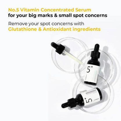 Numbuzin No.5+ Vitamin Concentrated Serum - K-beauty glow