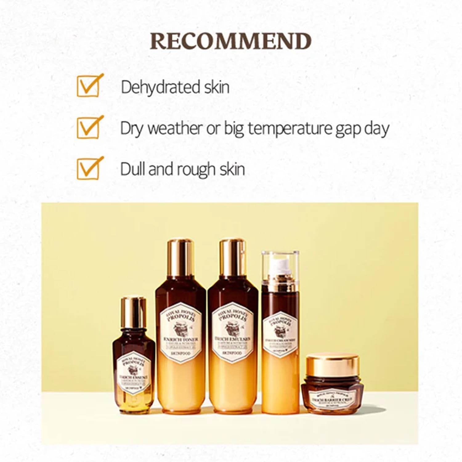 SKINFOOD Royal Honey Propolis Enrich Emulsion - K-beauty glow