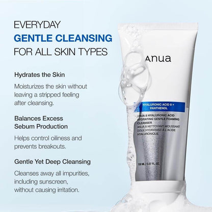 8 Hyaluronic Acid Moisturizing Gentle Gel Cleanser - K-beauty glow