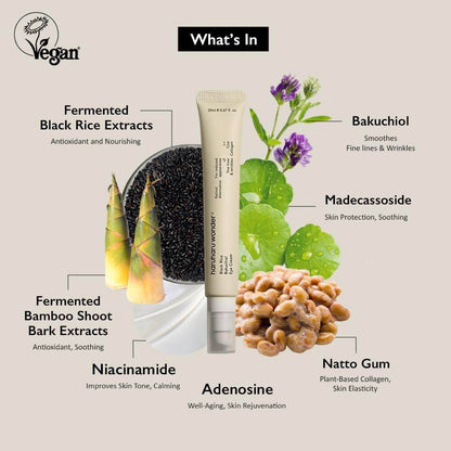 Black Rice Bakuchiol Eye Cream - K-beauty glow