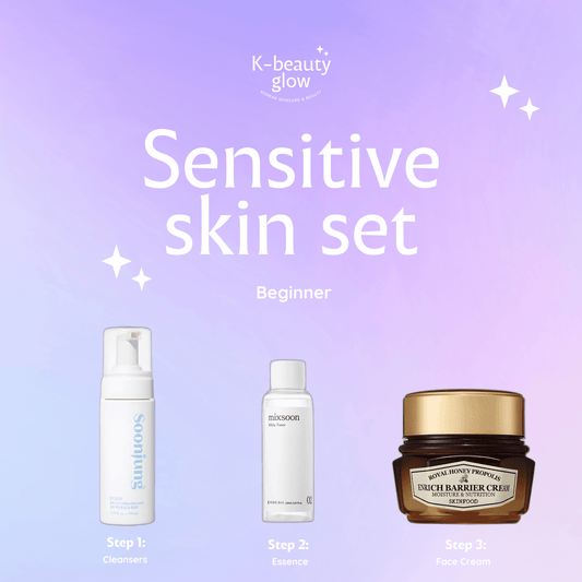 Sensitive skin set (Beginner) - K-beauty glow