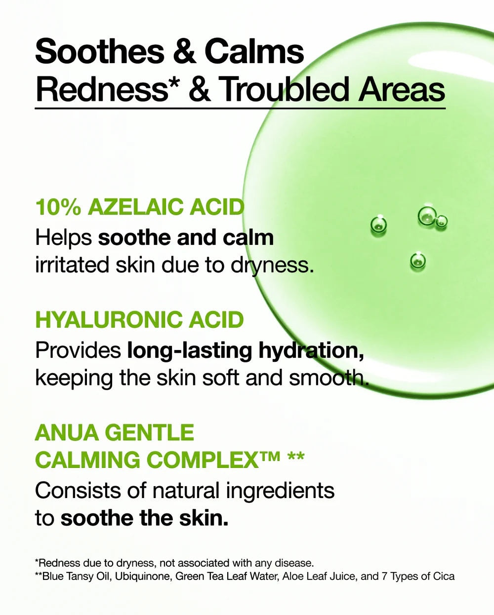 Anua Azelaic Acid 10 Hyaluron Redness Soothing Serum