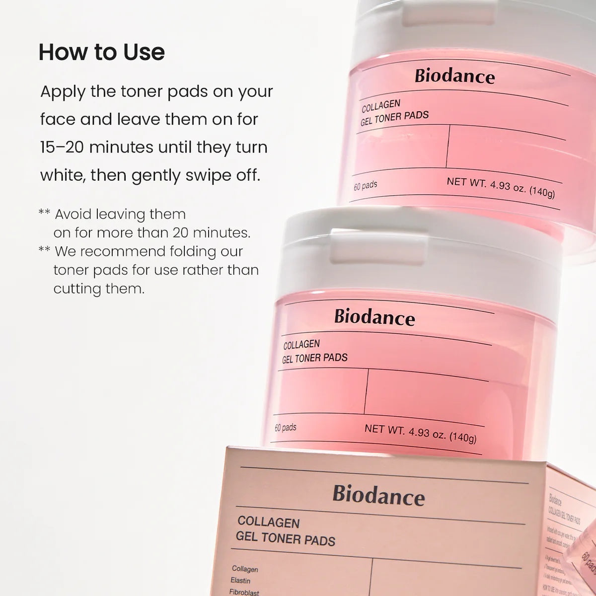 Collageen Gel Toner Pads