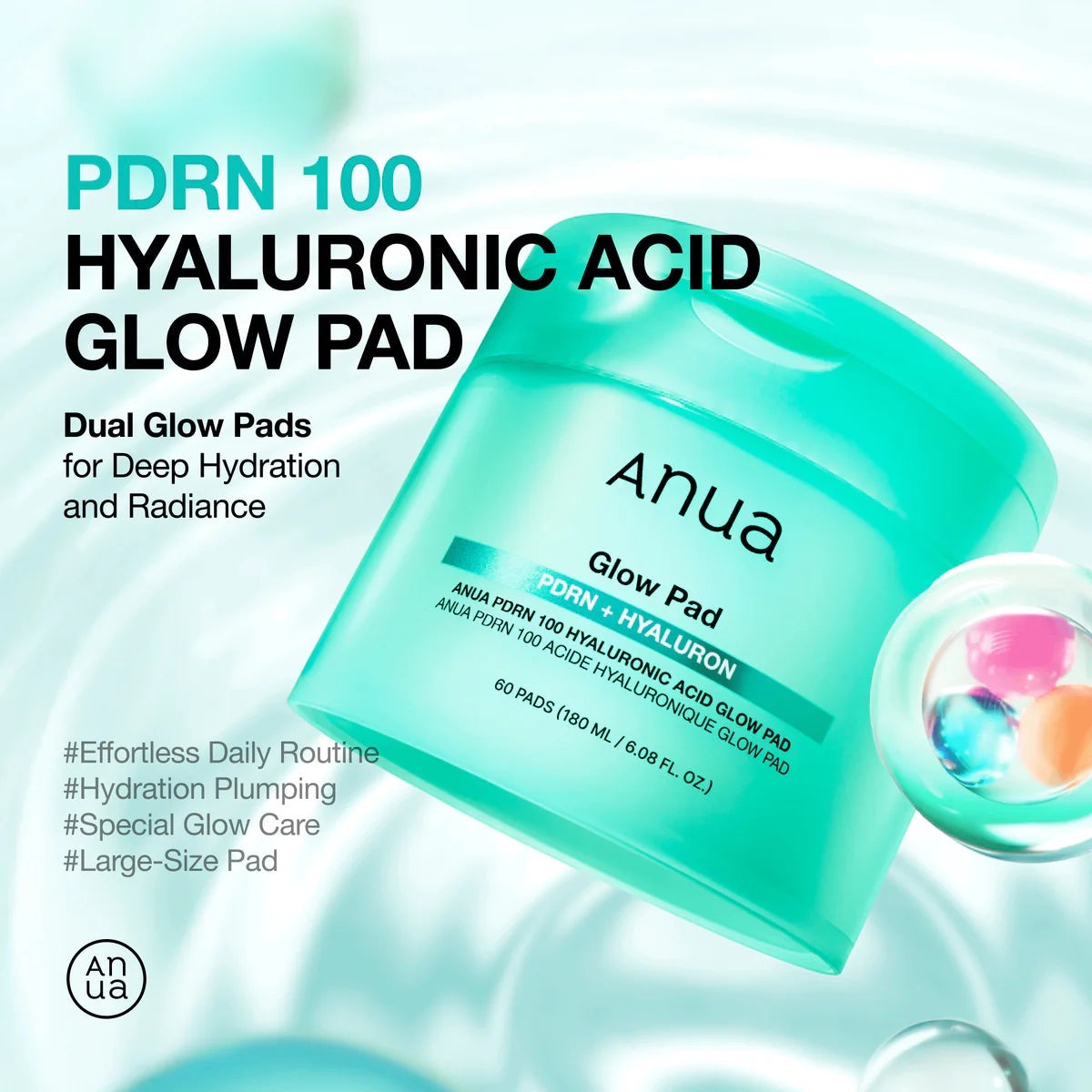 PDRN 100 Hyaluronzuur Glow Pad