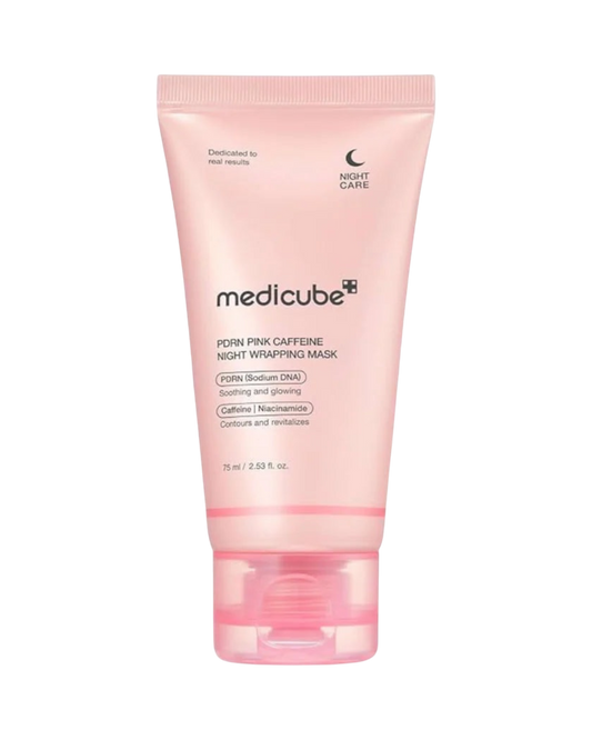 Pink Caffeine Night Wrapping Mask