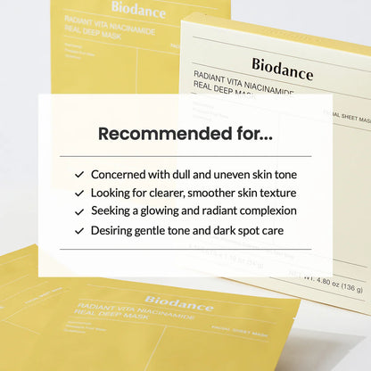 Radiant Vita Niacinamide Echt Diep Masker