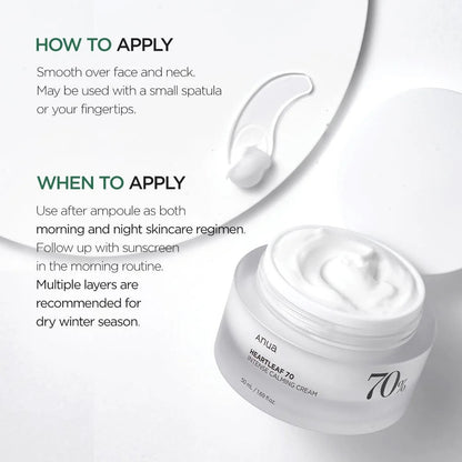 Heartleaf 70% Intense Kalmerende Crème