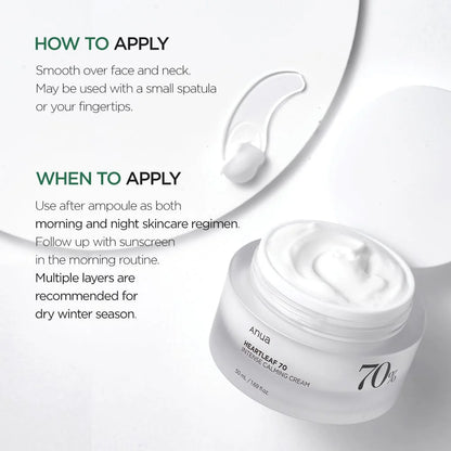 Heartleaf 70% Intense Kalmerende Crème