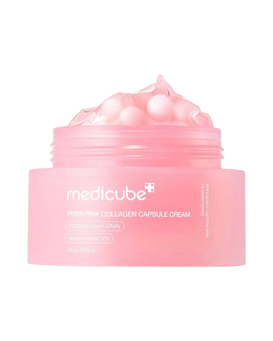 Crème en capsules de collagène rose PDRN