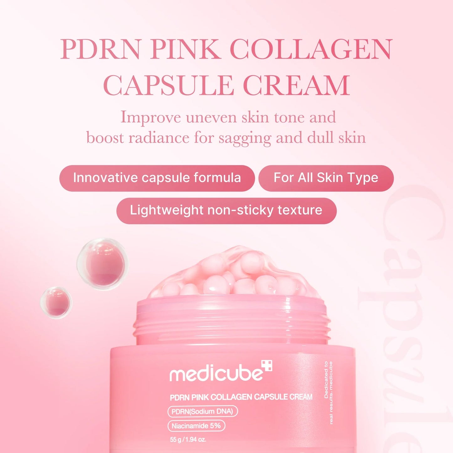 PDRN Roze Collageen Capsule Crème