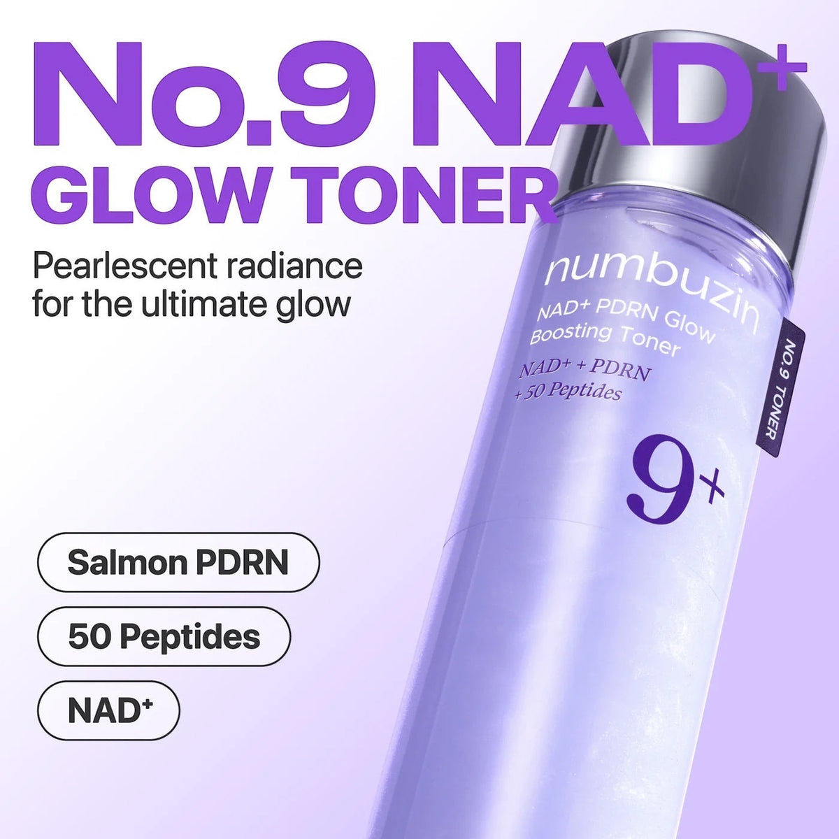 No.9 NAD+ PDRN Glow Boosting Toner