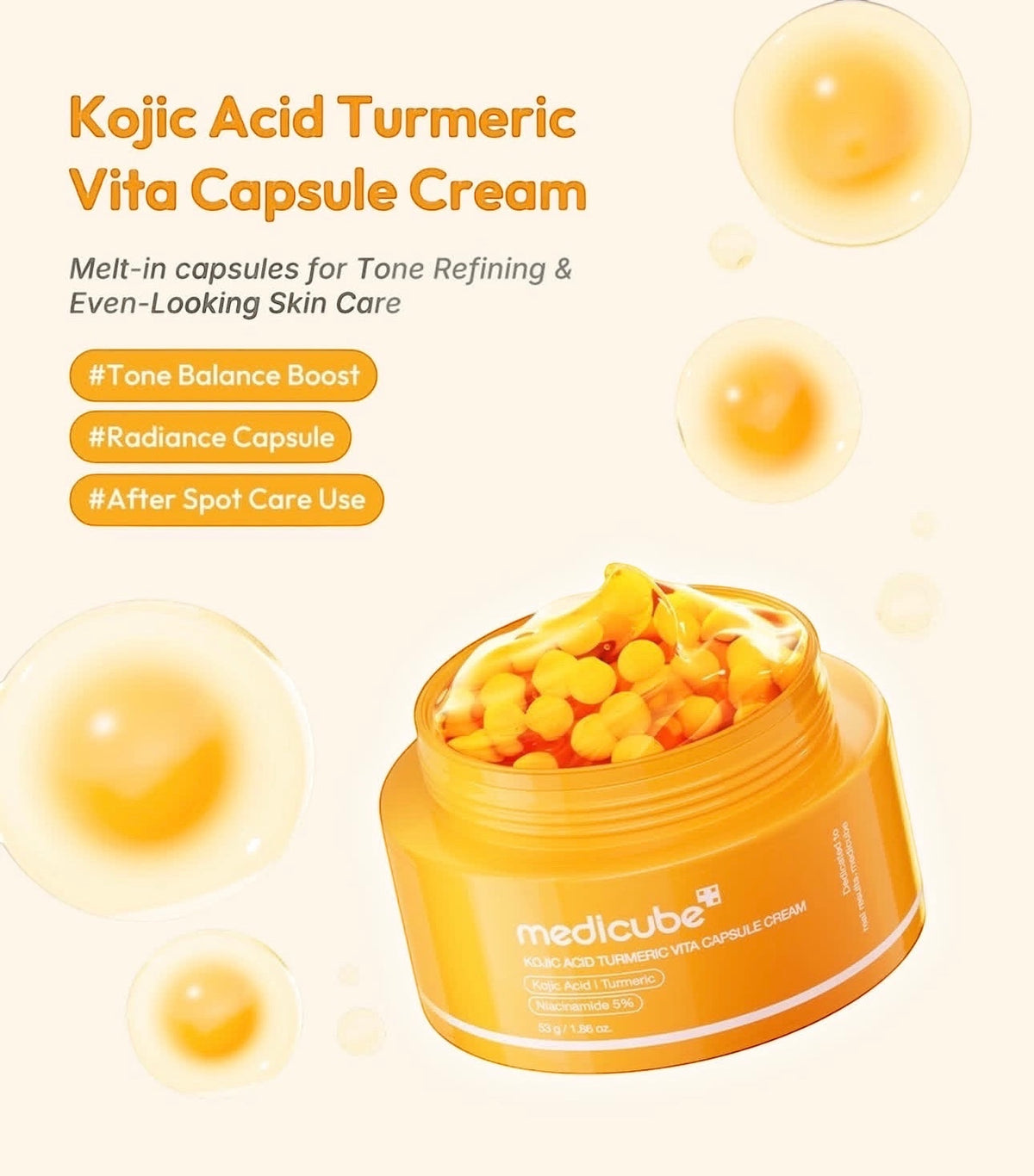 Kojic Acid & Kurkuma Vita Capsule Crème