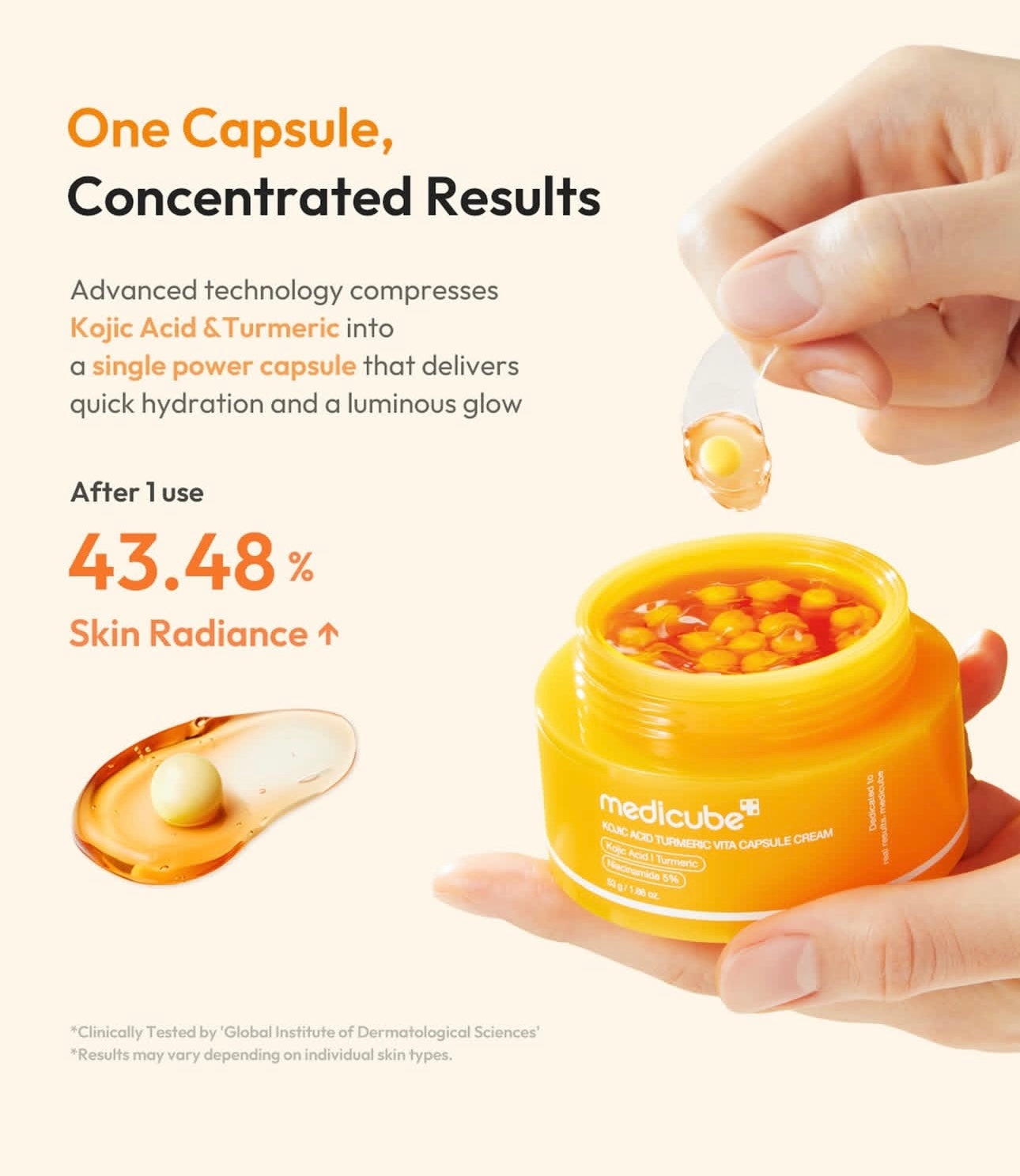 Kojic Acid & Turmeric Capsule Cream