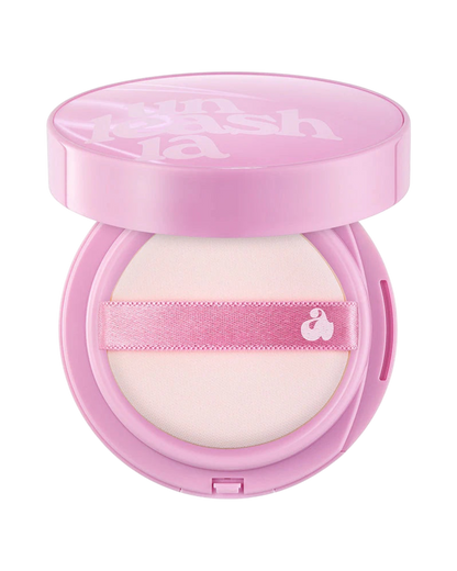 Roze kussen van glas niet aanraken