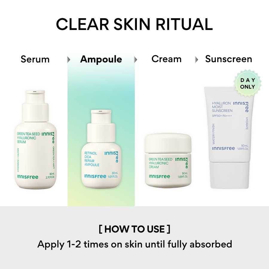 Retinol Cica Repair Ampoule - K-beauty glow