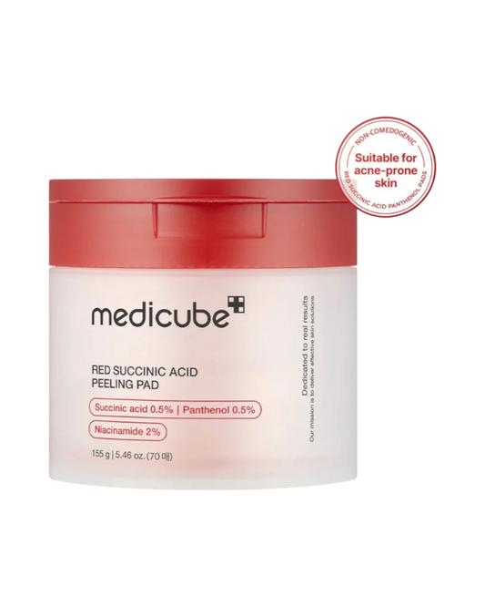 Red Succinic Acid Peeling Pad