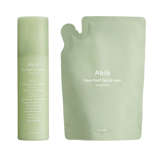 Heartleaf Facial Mist Calming Spray + Navulling 150ml