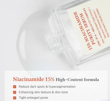 15% Niacinamide Zuiverheidsserum