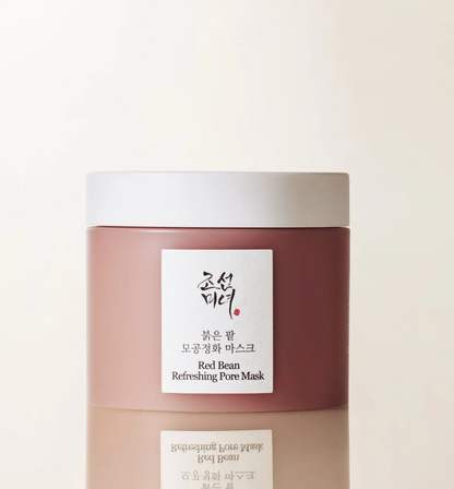 Verfrissend poriënmasker met rode bonen