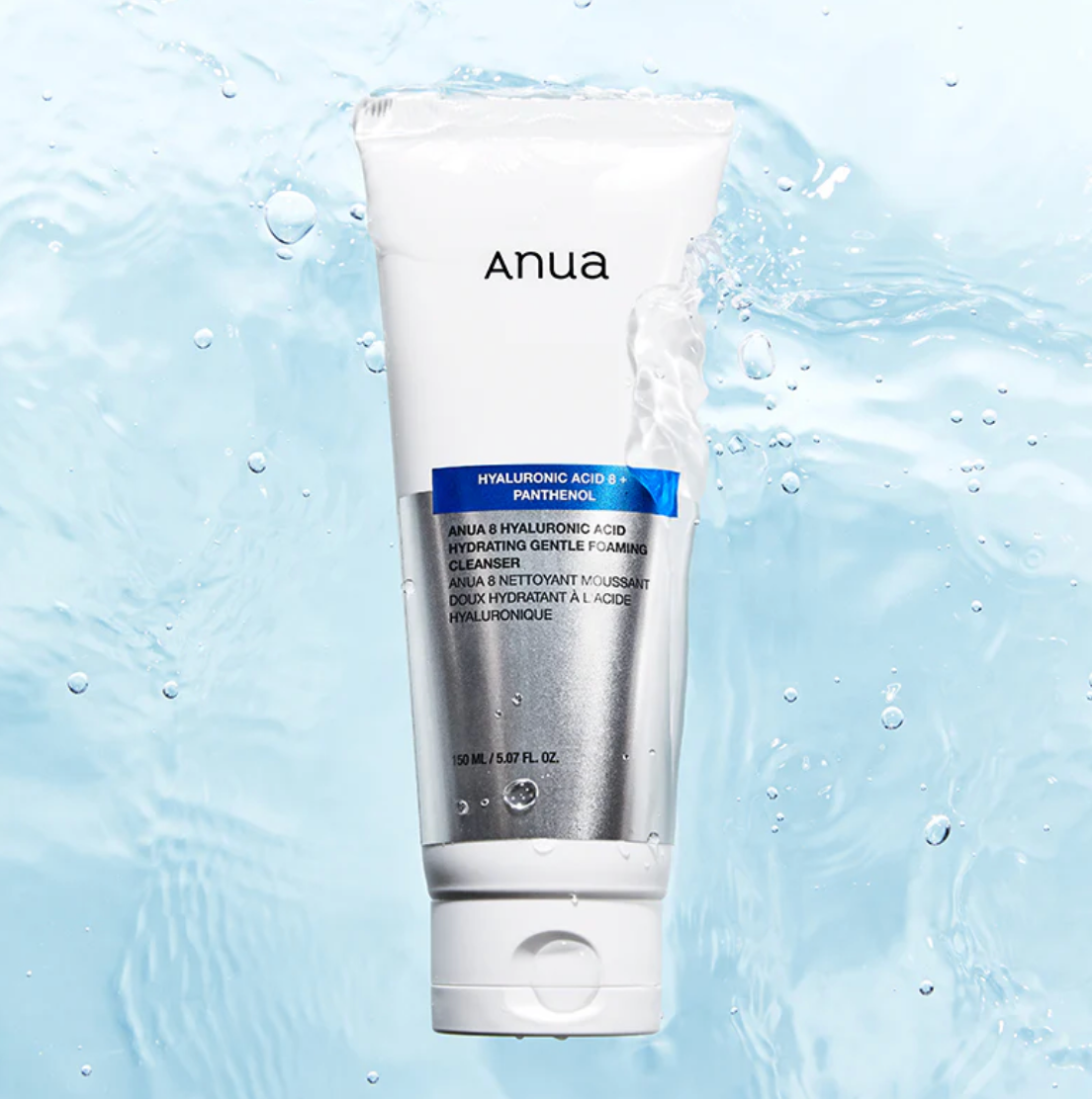 8 Hyaluronzuur Hydraterende Zachte Schuimende Reiniger Panthenol