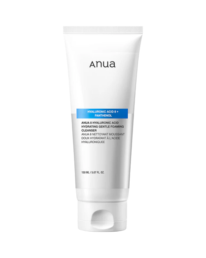 8 Hyaluronzuur Hydraterende Zachte Schuimende Reiniger Panthenol