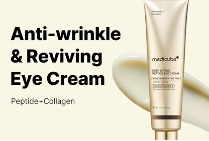 Diep liftende peptide oogcrème