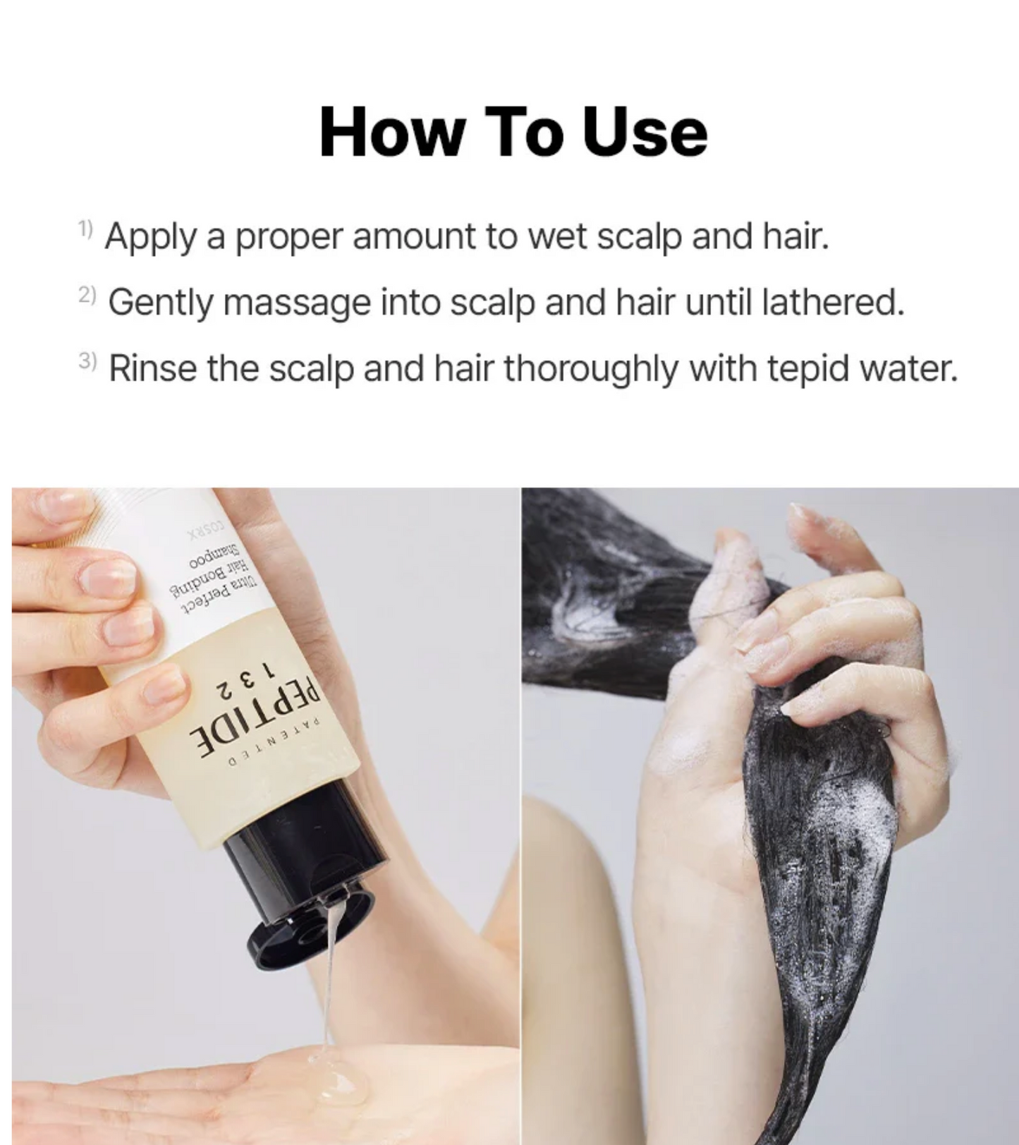 COSRX PEPTIDE-132 Ultra Perfecte Haarbonding Shampoo