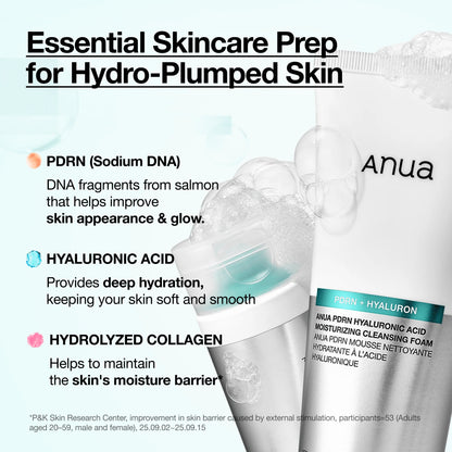 PDRN Hyaluronic Acid Moisturizing Cleansing Foam